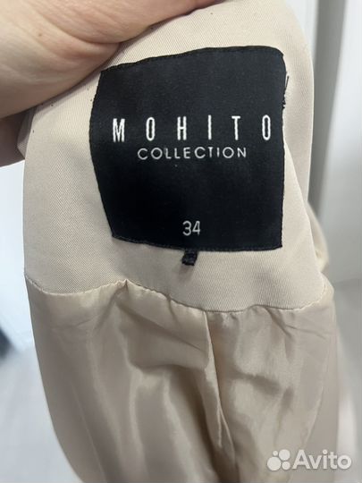 Плащ женскийб бежевый 40 42 xs