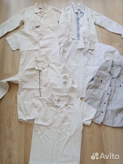 Рубашки школьные мальчикам 1-2-3класс