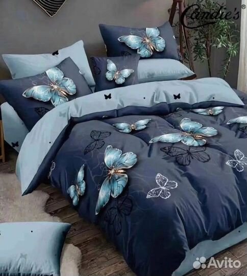 Белье постельное 1,5, 2, евро, дуэт на резинке