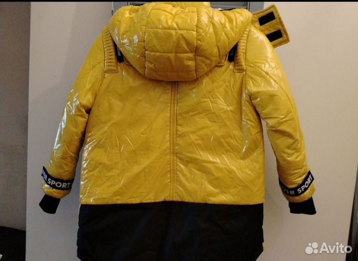Куртка детская зимняя 128 для мальчиков