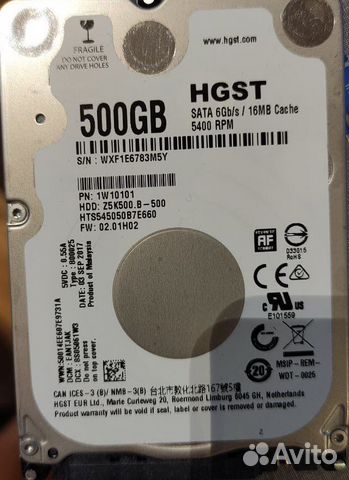 Жесткий диск для ноутбука 512 Гб c Windows 10 купить в Москве ...