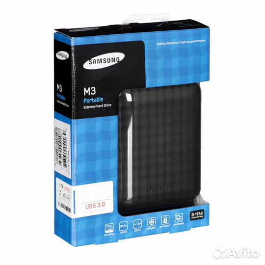 Диск жёсткий внешний Samsung 1TB M101TCB новый