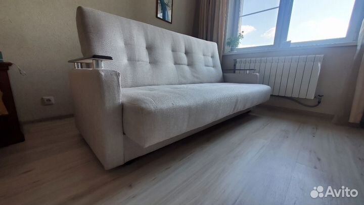 Диван книжка Милан Люкс бежевый