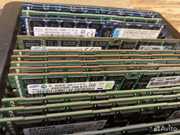 Память сервера 8Gb 36шт 288Gb PC3-12800R 2Rx4