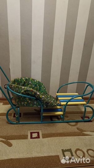 Санки двухместные