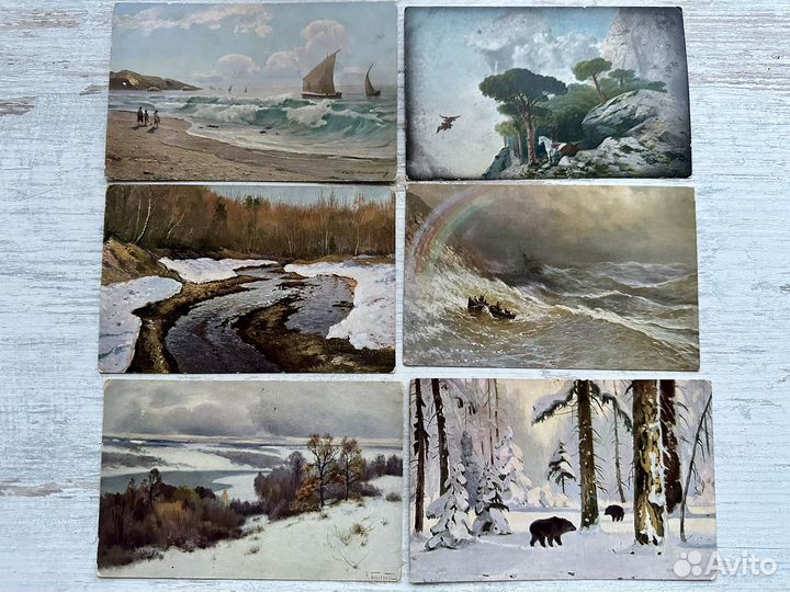 Антикварные открытки