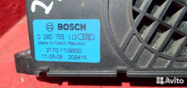 Педаль газа Приора электро Ваз 2170 Лада Приора