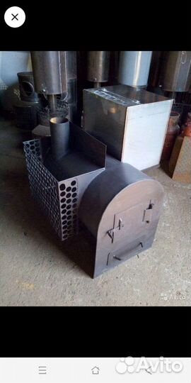 Печь для бани на три помещения