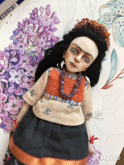 Интерьерная кукла ручной работы