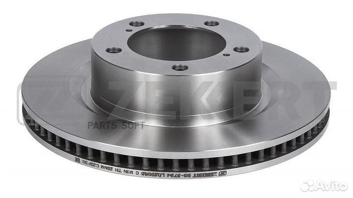 Диск торм. перед. Toyota Land Cruiser 200 07- Tundra (K50 K60) 06- zekkert BS5794