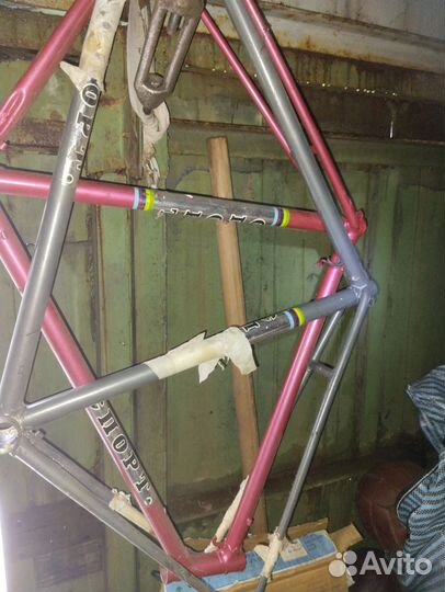 Рама и шоссейник велосипеда СССР новые