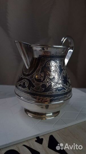 Серебряный молочник Кубачи