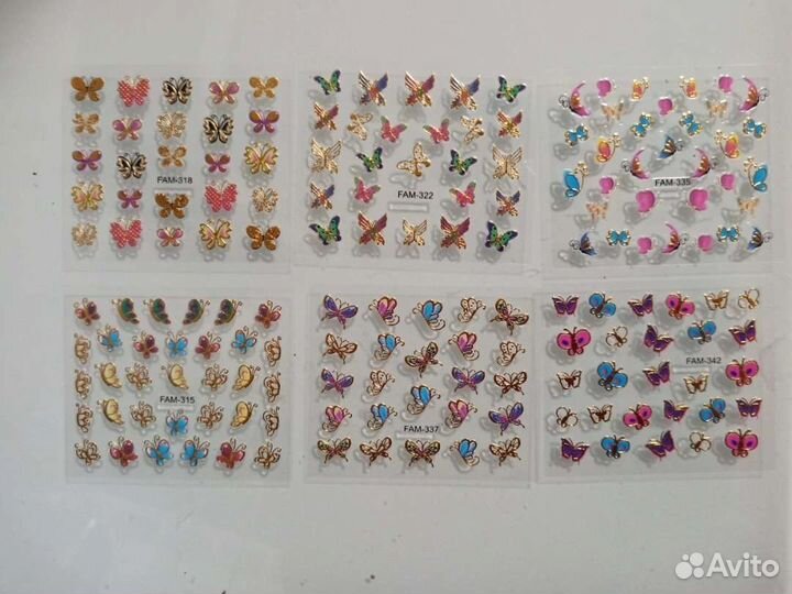 Наклейки для ногтей