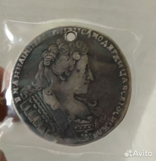 Рубль 1733 год