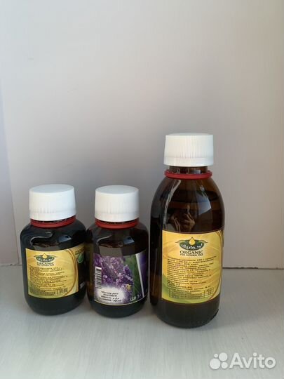 Масло кокоса, лаванды, черного тмина из Египта