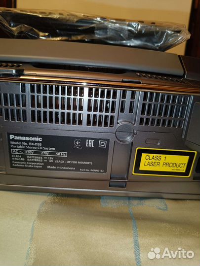 Магнитофон Panasonic RX-D55EE-K rpgx3061-3