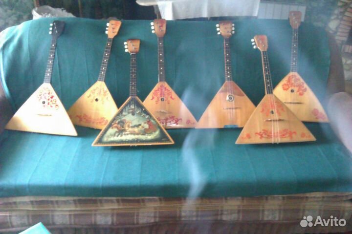 Балалайка советская деревянная