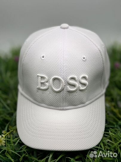 Настоящая стрейч кепка Hugo Boss сетка