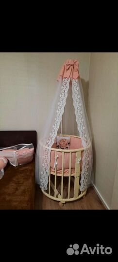 Бортики в кроватку для девочки