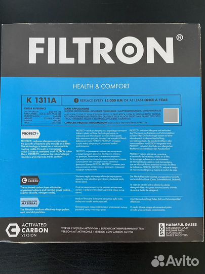 Filtron Салонный фильтр K1311A