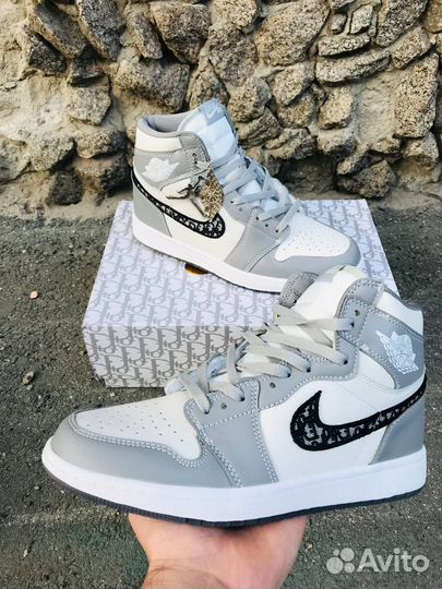 Кроссовки мужские Nike Air Jordan 1 High Dior