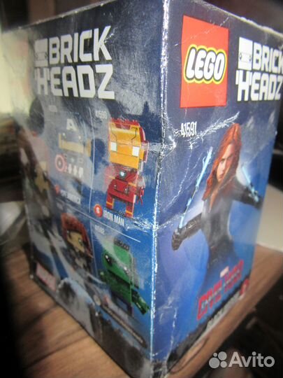 Lego Brickheadz 41591 Black Widow дефектная