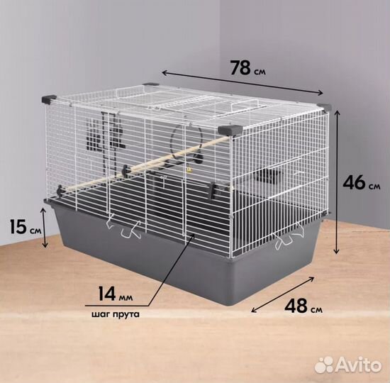 Клетка для попугая большая