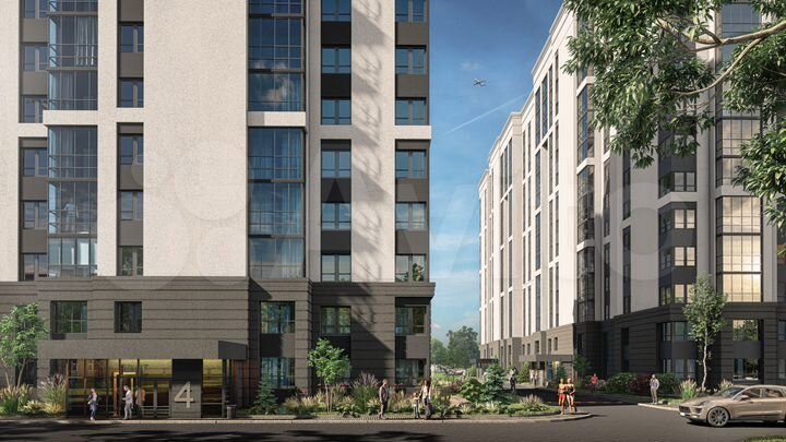 2-к. квартира, 56,2 м², 11/14 эт.