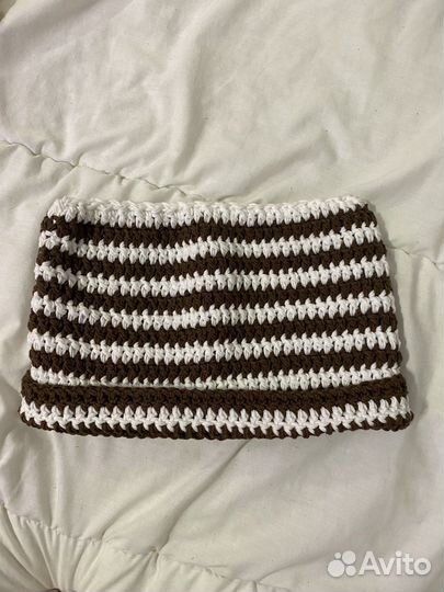 Шапка бини с ушками