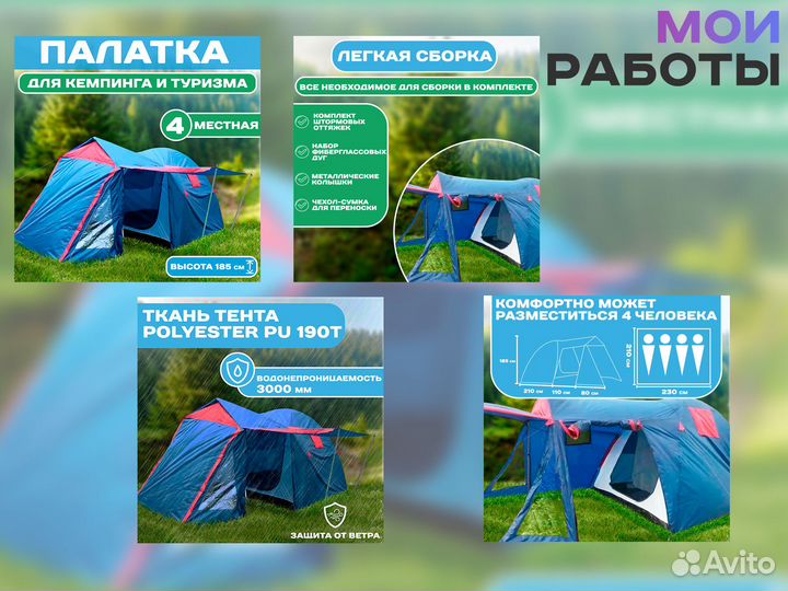 Инфографика для маркетплейсов/ Карточки товара