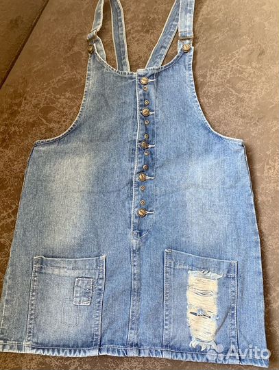 Джинсовый сарафан