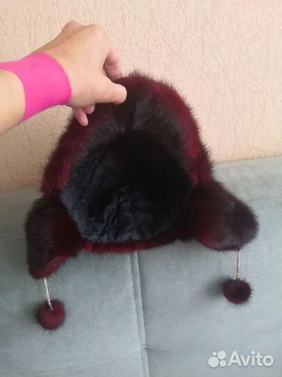 Шапка норковая женская