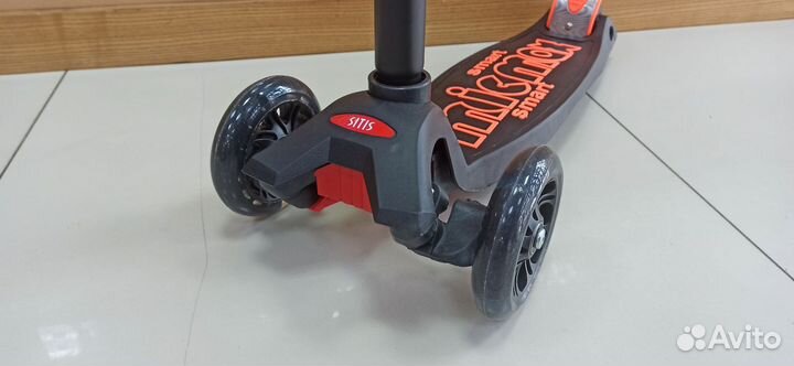 Самокат трехколесный sitis Micmax Smart черный