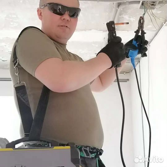 Услуги электрика, любов вид электромонтажных работ