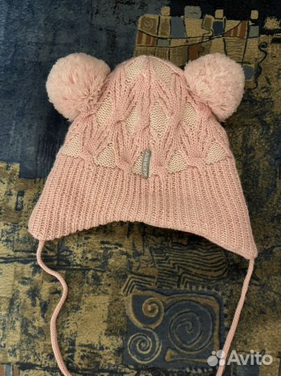 Шапка kerry для девочки зимняя 48 размер