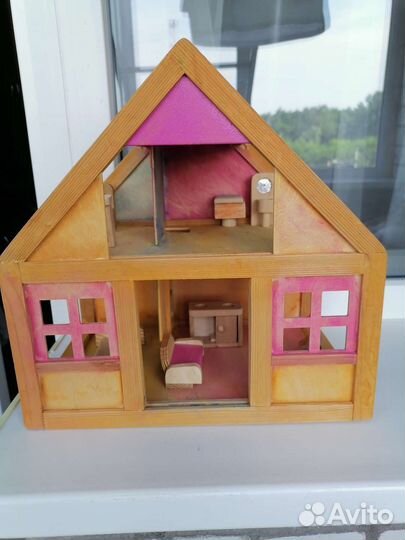 Домик для игры деревянный