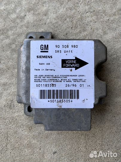 Блок airbag srs Opel Vectra B