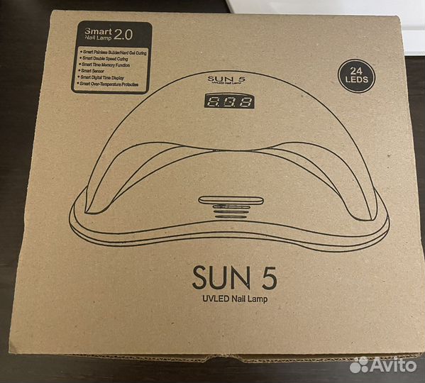 Мини Лампа UV /LED для ногтей Sun 5 новая