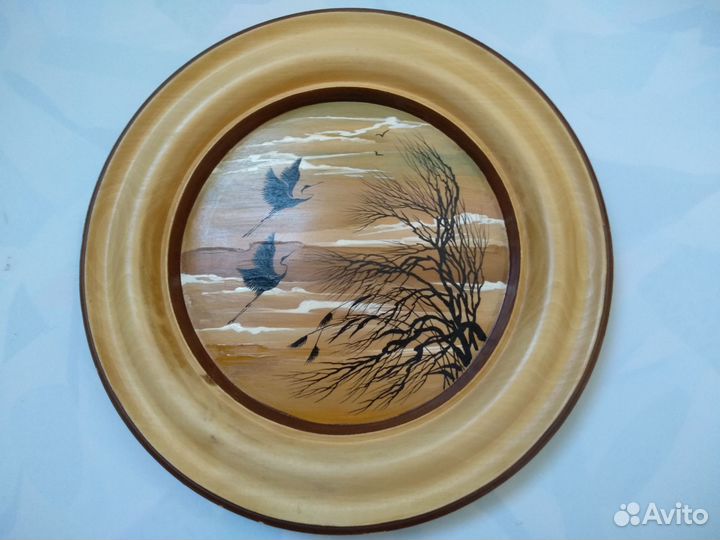 Картина на дереве ручная работа