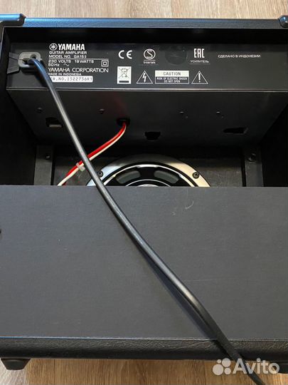 Комбоусилитель yamaha ga15II с электрогитарой