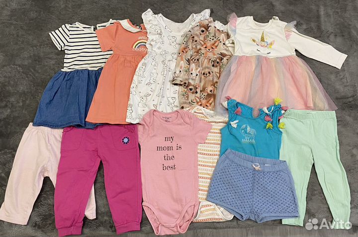 Одежда на девочку пакетом 86-92-98