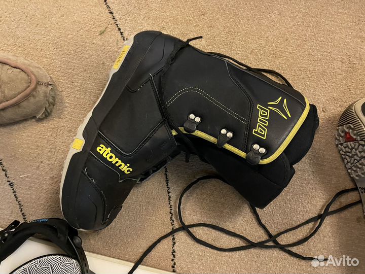 Сноуборд комплект burton Salomon atomic