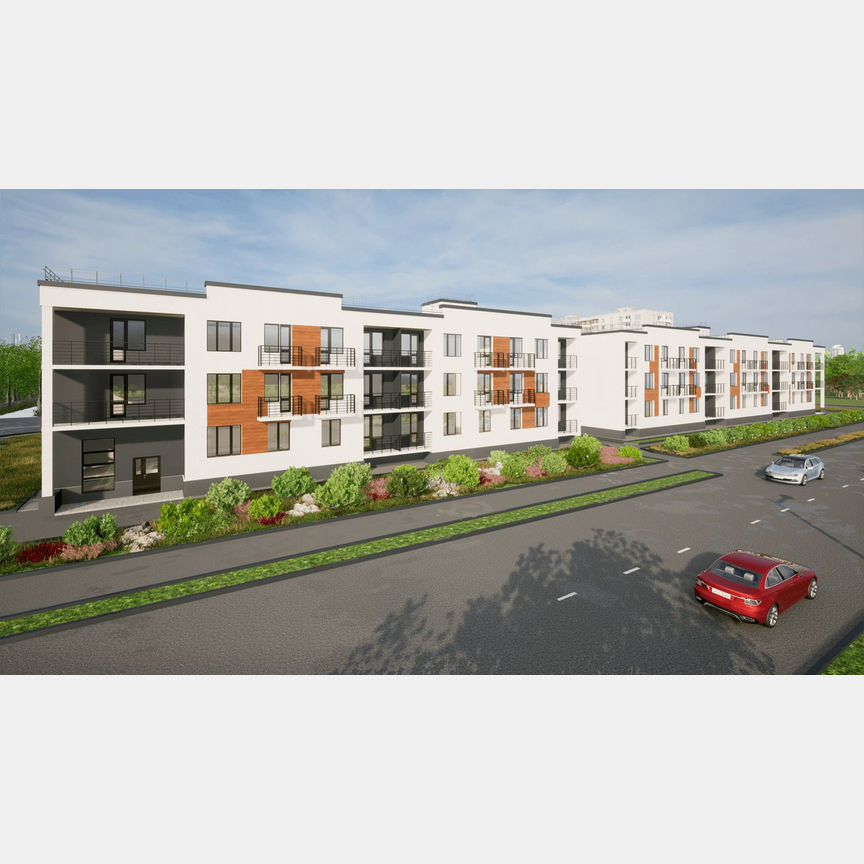 2-к. квартира, 55,6 м², 2/3 эт.