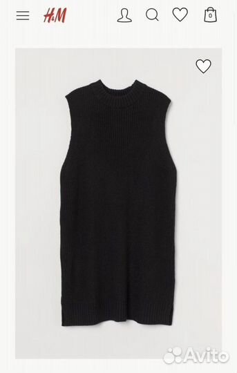 Жилет женский вязаный H&M