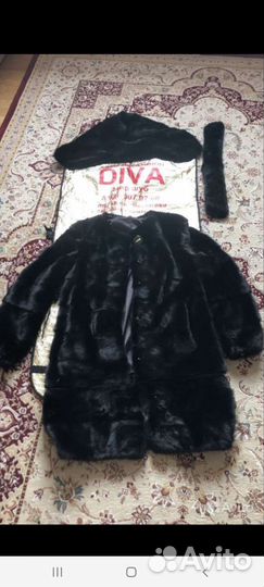 Шуба норковая с капюшоном 44 46 бу