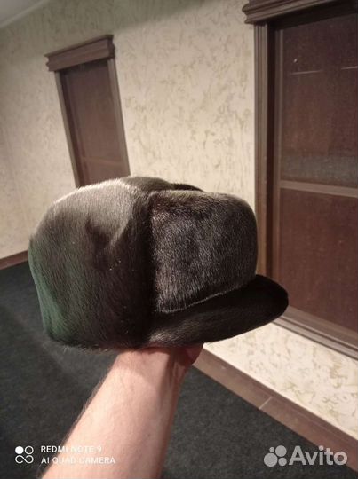Меховая мужская кепка