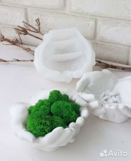 Силиконовая форма для гипса, бетона или смолы