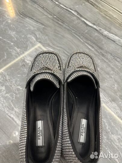 Лоферы макасины босоножки prada