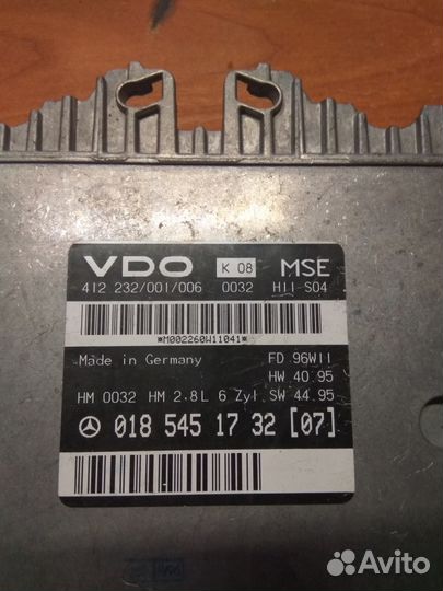 0185451732 эбу блок управления двигателем мерседес