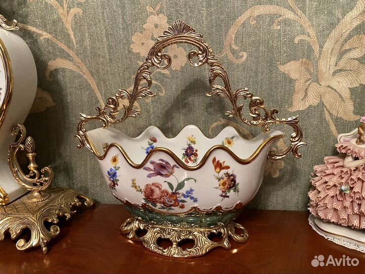 Винтажная Фарфоровая ваза bronpor Испания